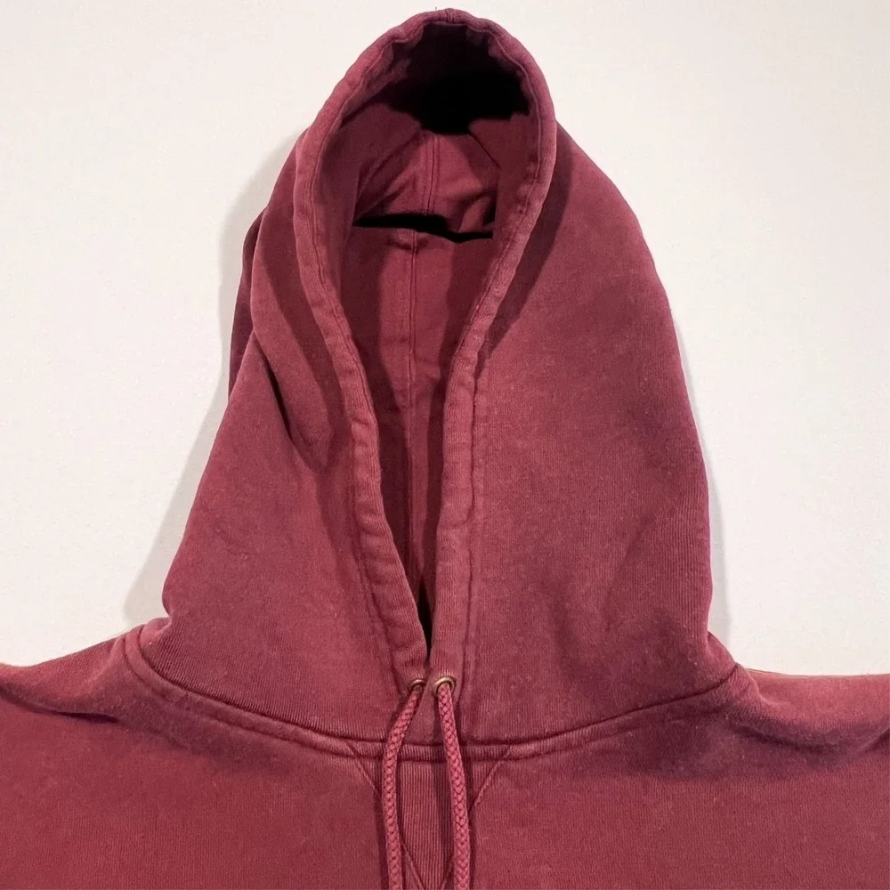 Y2K Texas A&M Hoodie Maroon Red Embroidered Spell Out NCAA VG Imagewear XL READ